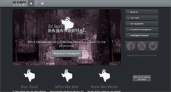 Desktop Screenshot of gothauntsparanormal.net
